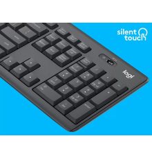 Комплект Клавиатура мышь LOGITECH Wireless MK295 GR
