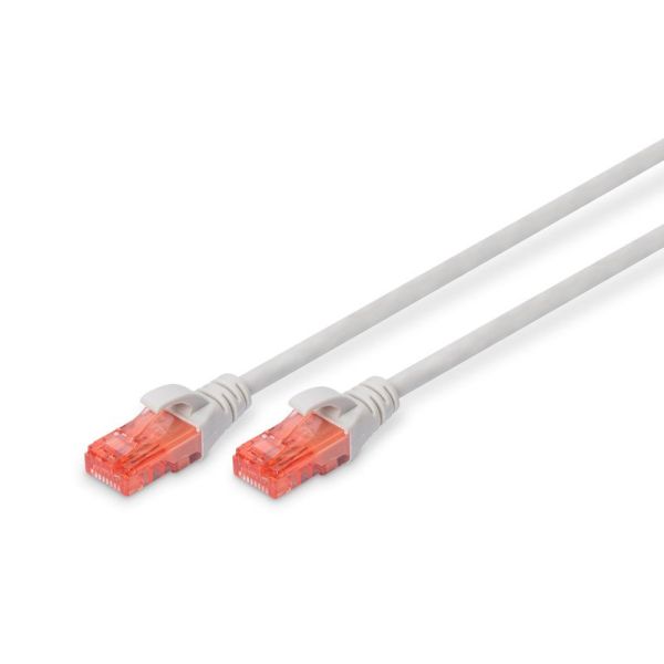 Digitus Ethernet Cable CAT6 Grey CU 0.25m Digitus Ethernet Cable CAT6 Grey CU 0.25m