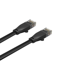 Unitek C1809GBK Flat Patch Cable CAT6 Black 1.0m