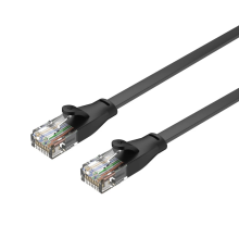 Unitek C1814GBK Flat Patch Cable CAT6 Black 15.0m