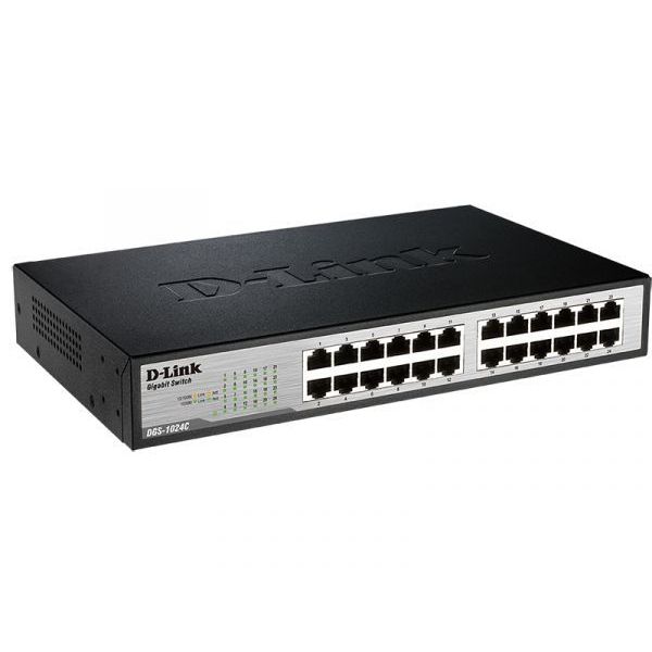 D-LINK SWITCH 24PORT GIGABIT LAN PORTS DGS-1024C/B D-LINK SWITCH 24PORT GIGABIT LAN PORTS DGS-1024C/B