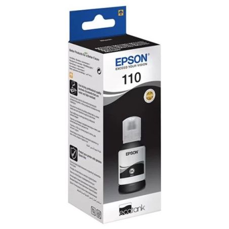 Epson 110 tank ink bottle Black 120 ml C13T03P14A