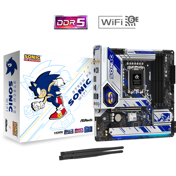 Материнская плата Asrock B760M PG SONIC WIFI (DDR5)