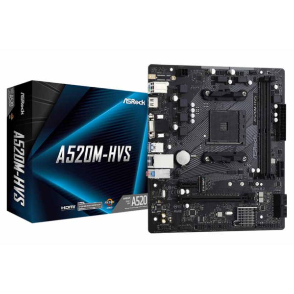 Материнская плата Asrock A520M HVS AM4 socket