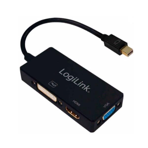 Logilink CV0110 mini DP DVI HDMI VGA Converter