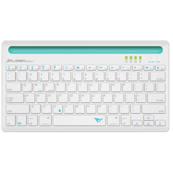 Alcatroz XPLORER DOCK1BT BT Keyboard Dock White-Blue