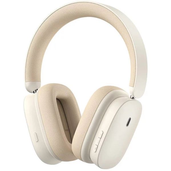 Baseus Bowie H1 Noise Cancelling Wireless Headphones White