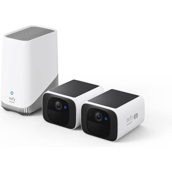 Anker Eufy Security Camera Kit S220 SoloCam 2Pack & Homebase3