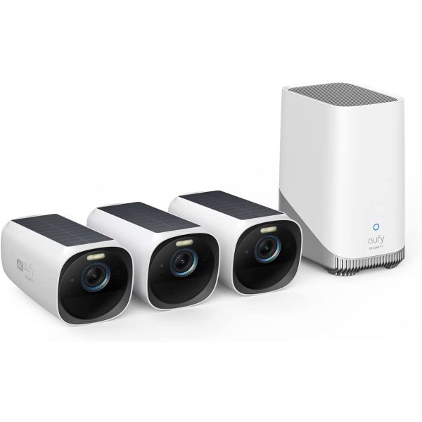 Anker Eufy Security Camera Kit Eufycam3 3+1 & Home Base