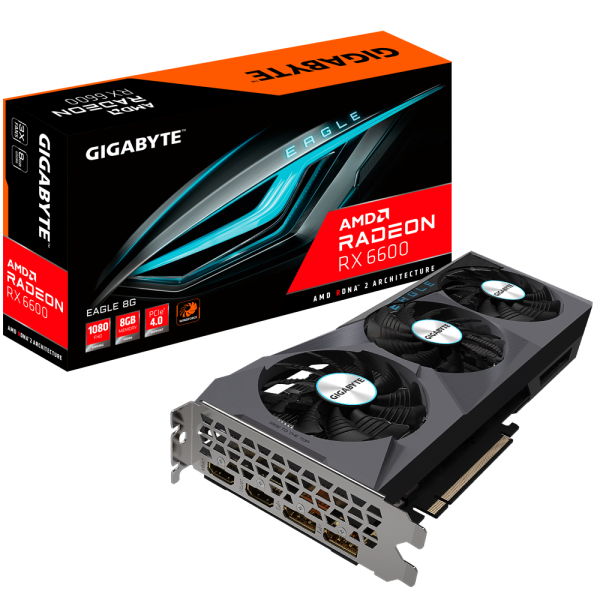 Graphic card Gigabyte Radeon RX 6600 Eagle 8 GB