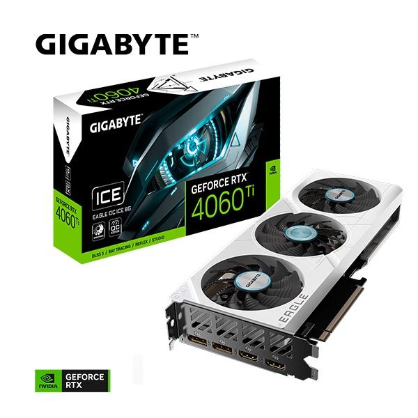 Graphic card Gigabyte GeForce RTX 4060 Ti Eagle OC Ice 8GB
