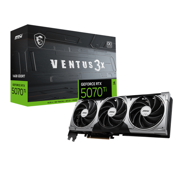Graphic card MSI GeForce RTX 5070 Ti VENTUS 3X OC 16GB