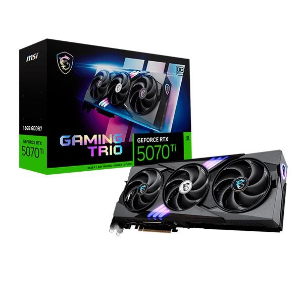 Graphic card MSI GeForce RTX 5070 Ti Gaming Trio OC plus 16GB