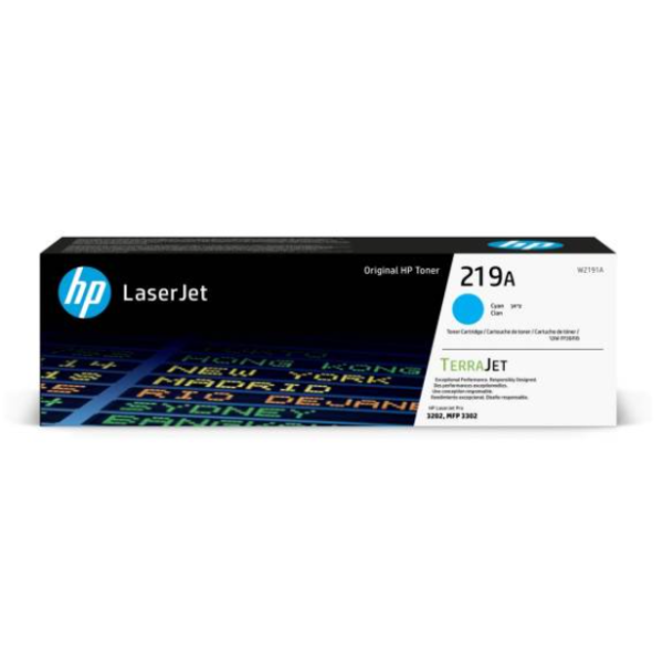 HP 219A Cyan Original toner Cartridge W2191A