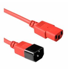 Power Extension Cable Red Act C13 to C14 (AK5105) 1.20m