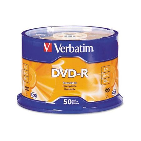 Verbatim DVD-R 4.7 GB 50 pcs / 120 min / VER-95101