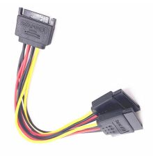 Power SATA Splitter One To Two Sata Cable 15 PIN
