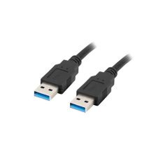 Lanberg USB Type-A 3.0 Male to Male Cable 1.0m Black