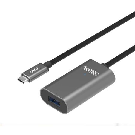 Unitek U304A USB3.1 USB-C Male to USB-A Female Active Extension Cable 5m
