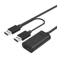 Unitek Y-278 USB2.0 USB-A Male to USB-A Female Active Extension Cable 10m|