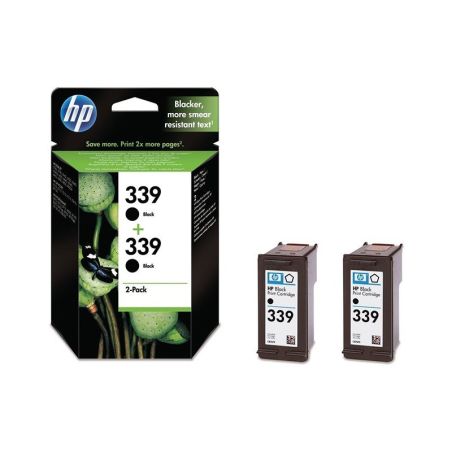 Картриджи HP 339 2-pack Black Original Ink Cartridges
