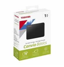 Toshiba Canvio Basics 1TB USB 3.0 External Portable Drive HDTB410EK3AA