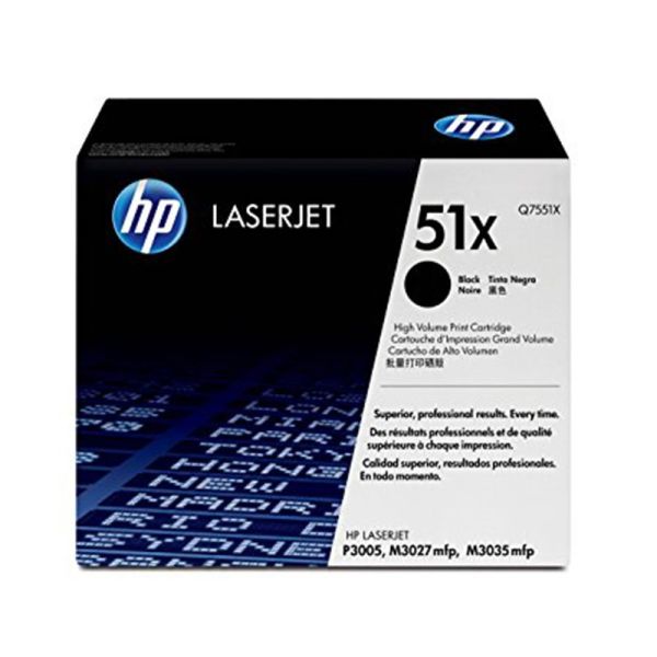 Toner HP LaserJet Q7551X Black Print Cartridge|armenius.com.cy