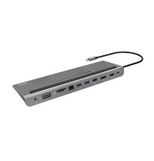 Unitek D1022A Type-C Docking Station USB3.1 PD/HDMI/DP/RJ45/SD/VGA/Audio| 