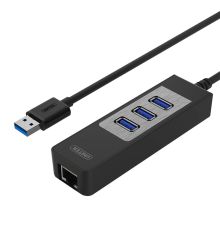 Unitek Y-3045C USB3.0 3-Port Hub w/ Gigabit LAN|armenius.com.cy