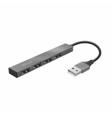 Trust Halyx Aluminum 4-Port Mini USB Hub|armenius.com.cy