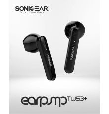 SonicGear EarPump TWS3+ BT Earphones Black|armenius.com.cy