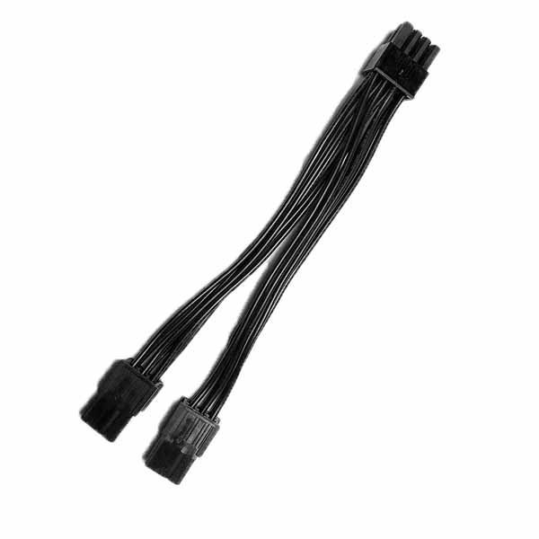 2 x 6 pin to 8 pin adapter PCIe for Graphics Cards