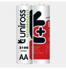 Uniross AA 2100 Hybrio Rechargable Batteries 2 Pcs| Armenius Store