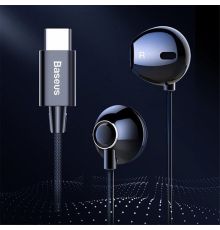 Baseus Encok C16 Type-C Wired Earphones Black