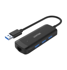 Unitek H1111A Type-A Hub 3x USB3.0 Gb/Power Port|armenius.com.cy