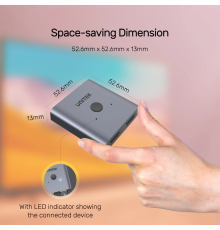 Unitek V1127A 4K HDMI 1in2 Out/2in1 Out Splitter Switch| Armenius Store