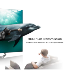 Unitek V1109A 4K HDMI Splitter 1 In-4 Out Black/Space Grey| Armenius Store