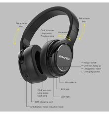 Bluetooth Headphone Awei A950BL| Armenius Store