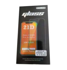 Tempered Glass Screen Protector 21D Apple iPhone 12 black