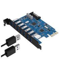 ORICO USB3.0 PORTS EXPANSION BY PCI-EXPRESS ADAPTER - (PVU3-7U)