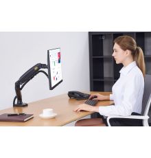 NBMounts F80 Gas Strut Desk Monitor Mount Single Arm Black| Armenius Store
