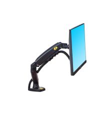 NBMounts F80 Gas Strut Desk Monitor Mount Single Arm Black