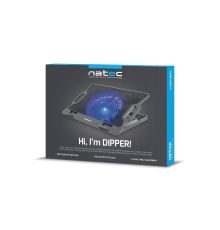 Natec DIPPER Laptop Cooling Pad Fan/LED/2xUSB