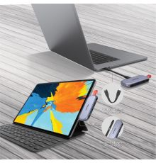 Unitek D1070A 4in1 Plugin USB-C Hub iPad Pro-Air