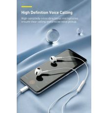 Baseus Encok C17 Type-C In-Ear Wired Earphone White