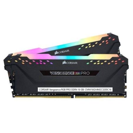 Оперативная память Corsair XMS4 DDR4 2 x 8GB 3200MHz RGB CMW16GX4M2C3200C16