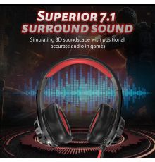 Edifier Hecate G4 7.1 USB-Audio Gaming Headset Black/Red
