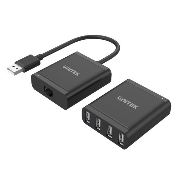 Unitek Y-2516 4 Port USB Extender Over Ethernet 60m Unitek Y-2516 4 Port USB Extender Over Ethernet 60m