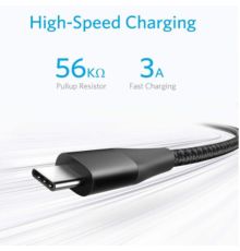 Anker PowerLine Select+ USB A to USB C 0.9m Black