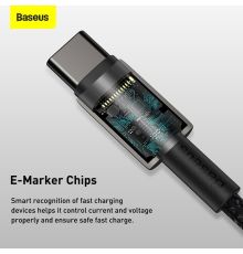 Baseus Gold Cable Type-C to Type-C 100W 1m Black| Armenius Store